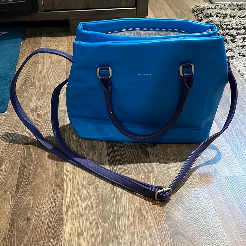 Pixie Mood Two-tone Blue Vegan Handbag